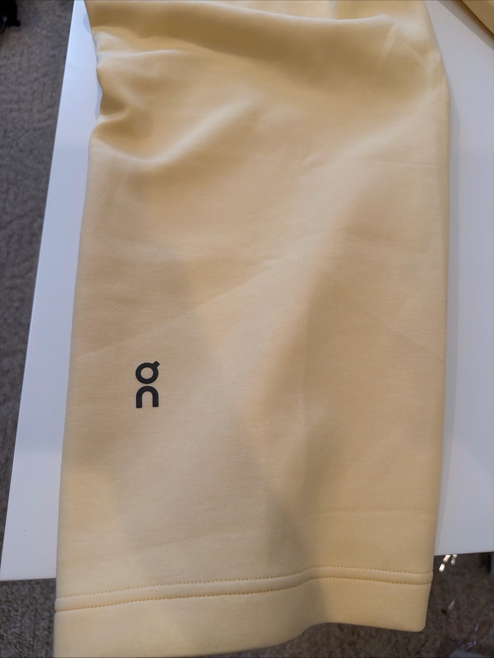 On Running Pale Yellow Track Pants - Picture 8 of 9